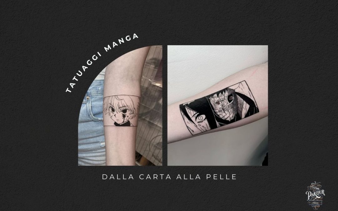 Tatuaggi Manga, dalla carta alla pelle